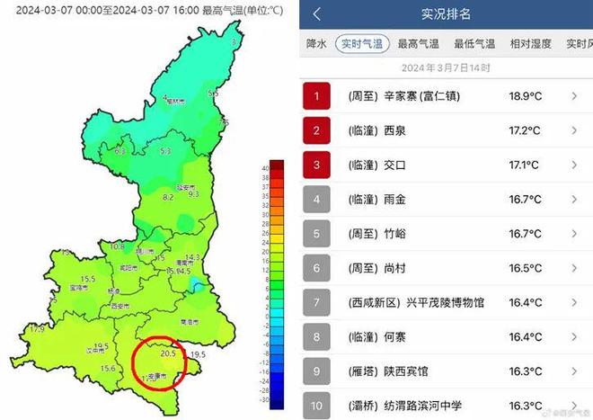 西安最新天氣預報通知